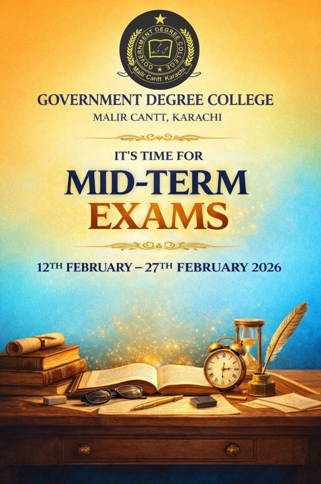 Mid-Term Examinations 2026